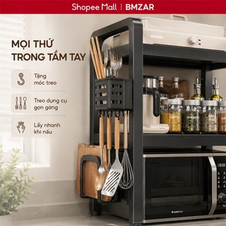 BMZAR Kệ Lò Vi Sóng Có Thể Điều 40-63cm Kệ Để Đồ Nhà Bếp 2-3 tầng Kệ Để Lò Vi Sóng Thép chịu nước và chịu nhiệt độ cao