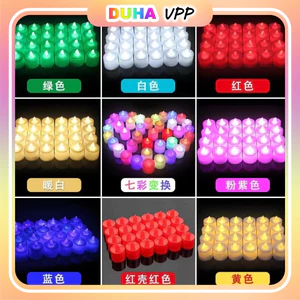 Combo 5 Hộp 24 Viên Nến Điện Tử Trang Trí DUHA 011