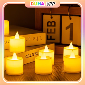Set 24 Nến Điện Tử ( Chọn Màu) Bao Giá Kèm Ảnh Thật DUHA 011