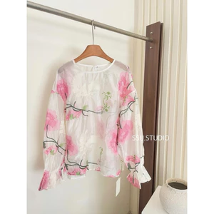 𝑺𝒔𝒖.𝑺𝒕𝒖𝒅𝒊𝒐 ÁO TƠ THÊU HOA HỒNG QCL1
