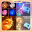 Combo 50 Dây Đèn Led Trang Trí Fairylight Đom Đóm Có Sẵn Pin Dài 1m-2m, Trang Trí Giáng Sinh, Giỏ Quà DUHA 014