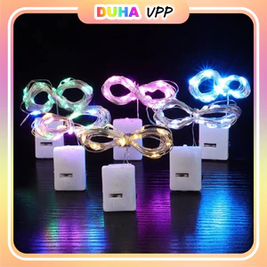 Bịch 10 Đèn Led Đom Đóm Farilight 1m/2m/3m Có Sẵn Pin Trang Trí Giỏ Hoa, Bánh Kem, Diy DUHA 014
