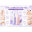 Rsarias Kem dưỡng thể toàn thân, giữ ẩm và dưỡng ẩm, lưu hương lâu, dung tích lớn 458ml