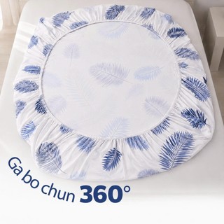 Bộ ga gối NIN Stefani nhiều kích cỡ (Không kèm mền), bộ drap bo chun nhiều màu sắc