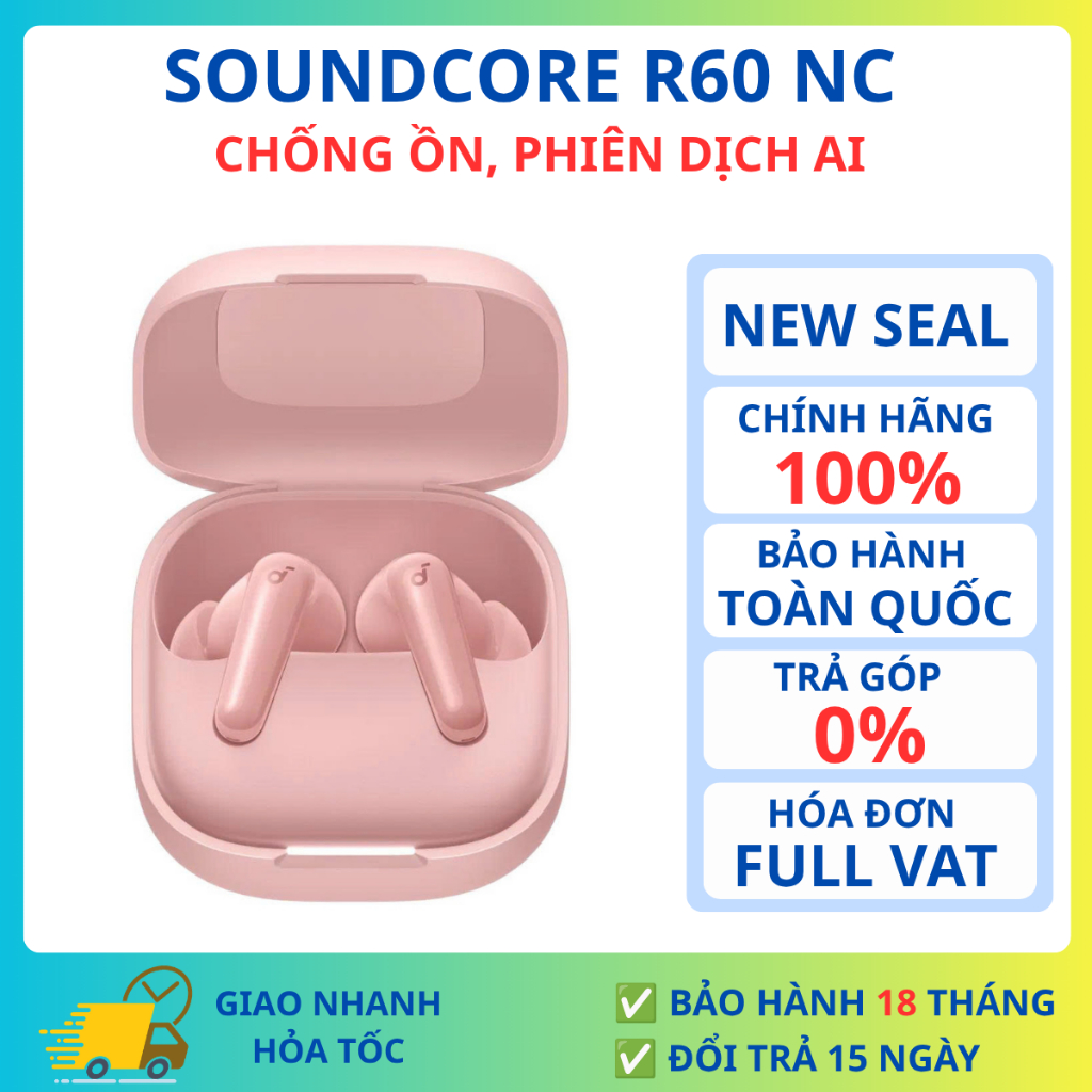 Tai Nghe Bluetooth ANKER Soundcore R60i NC Chính Hãng - Chống ồn, Phiên dịch AI 100 ngôn ngữ | BigBuy360 - bigbuy360.vn