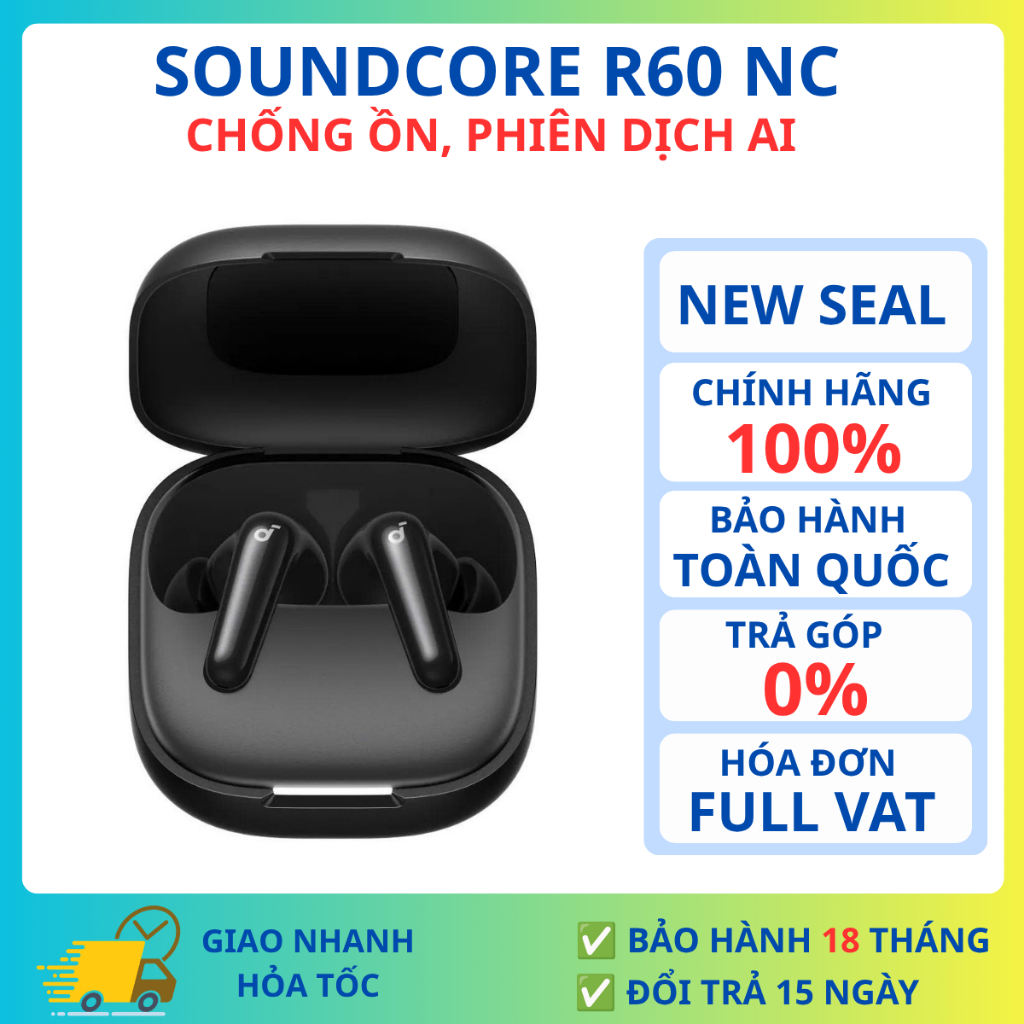 Tai Nghe Bluetooth ANKER Soundcore R60i NC Chính Hãng - Chống ồn, Phiên dịch AI 100 ngôn ngữ | BigBuy360 - bigbuy360.vn