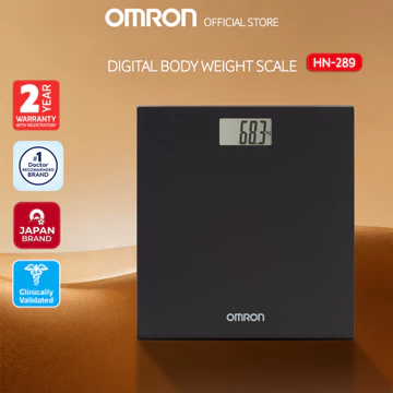 Cân Sức Khỏe Điện Tử Omron HN-289 - Đo Chính Xác, Kính Cường Lực Chịu Lực Tốt, Bảo Hành 2 Năm