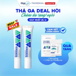 Combo 2 kem chấm mụn Trioderma Anti Acne Gel mờ thâm giảm mụn, làm dịu da 15g
