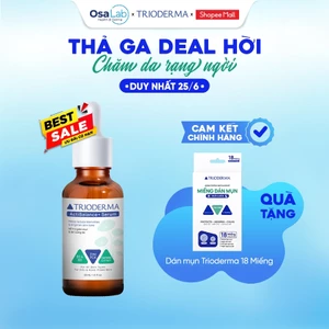 Serum Trioderma ActiBalance+ 30ml - Hỗ trợ cải thiện mụn, làm dịu, mờ thâm & dưỡng sáng da
