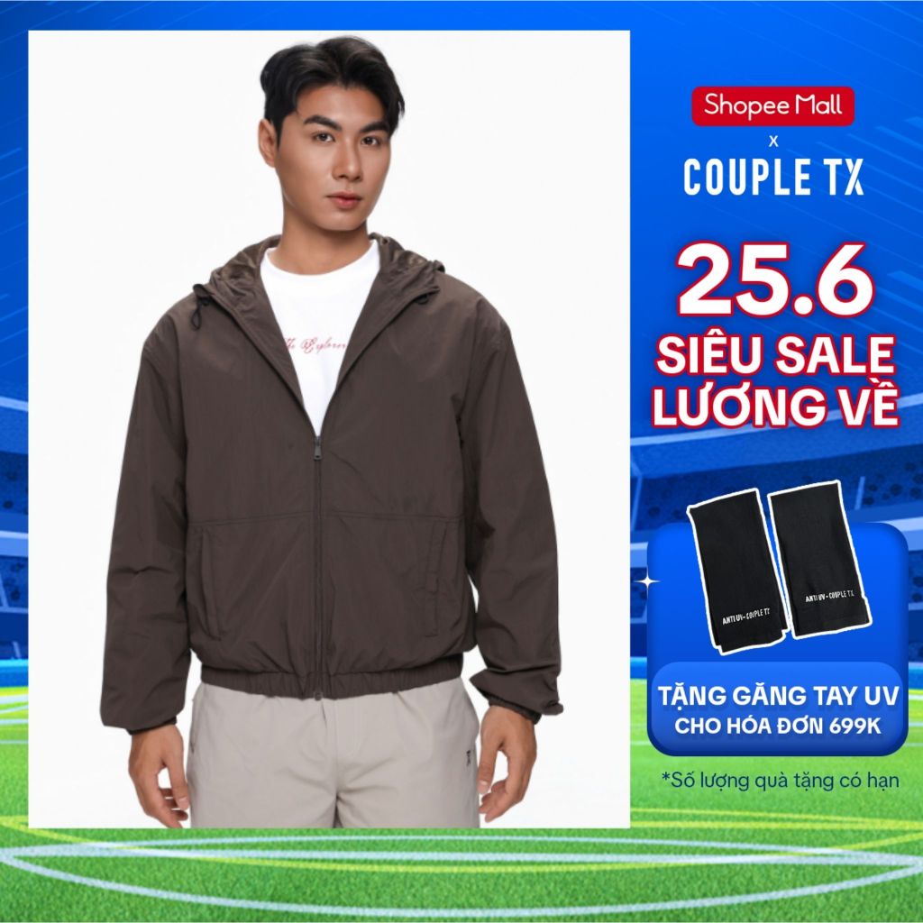 Áo Khoác Dù Nam Couple TX 2 Lớp Form Relax MOP 1099