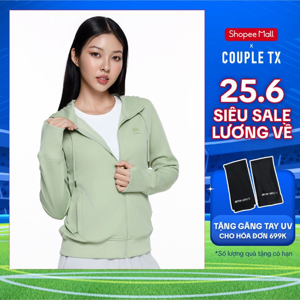 Áo Khoác Chống Nắng Nữ Couple TX Anti UV Original Form Regular WOK 2064