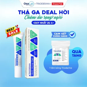 Gel chấm Giảm Mụn Và Thâm Trioderma Anti Acne Gel 15g chính hãng Osalab