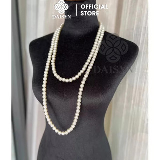 [ DAISYN ] N800  dây chuyền hạt ngọc trai nhân tạo mang áo dài 12li dài 150cm,  chuỗi hạt ngọc trai nhân tạo sang trọng