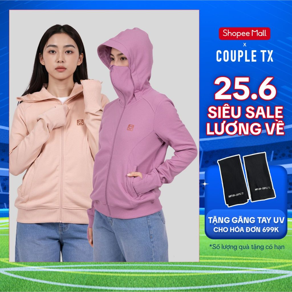 Áo Khoác Ninja Chống Nắng Nữ Couple TX Anti UV Thun Co Giãn Form Regular WOK 2071