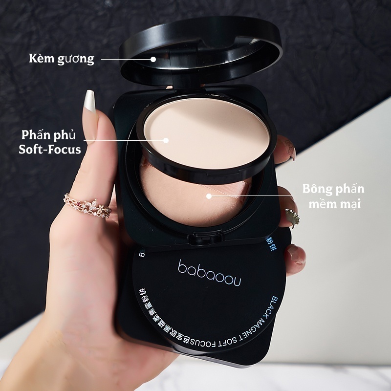 🎁  Dễ Thoa, Mỏng Nhẹ! Phấn Phủ Soft-Focus – Che Khuyết Điểm, Lên Nền Lì, Không Xỉn Màu,Giữ Nền Suốt Ngày！