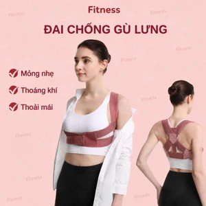 Đai Chống Gù Lưng Fitness Chất Liệu Thoáng Mát Thiết Kế Nâng Đỡ Vòng 1 Khi Tập Luyện Giúp Giữ Dáng Lưng Thẳng
