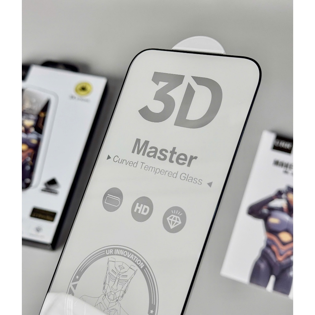 Kính Cường Lực AUTOBOT URR 3D Master – Kính cường lực mép mỏng bo cong 3D chống bám vân dành cho IP 17/16/15/14/pro/max