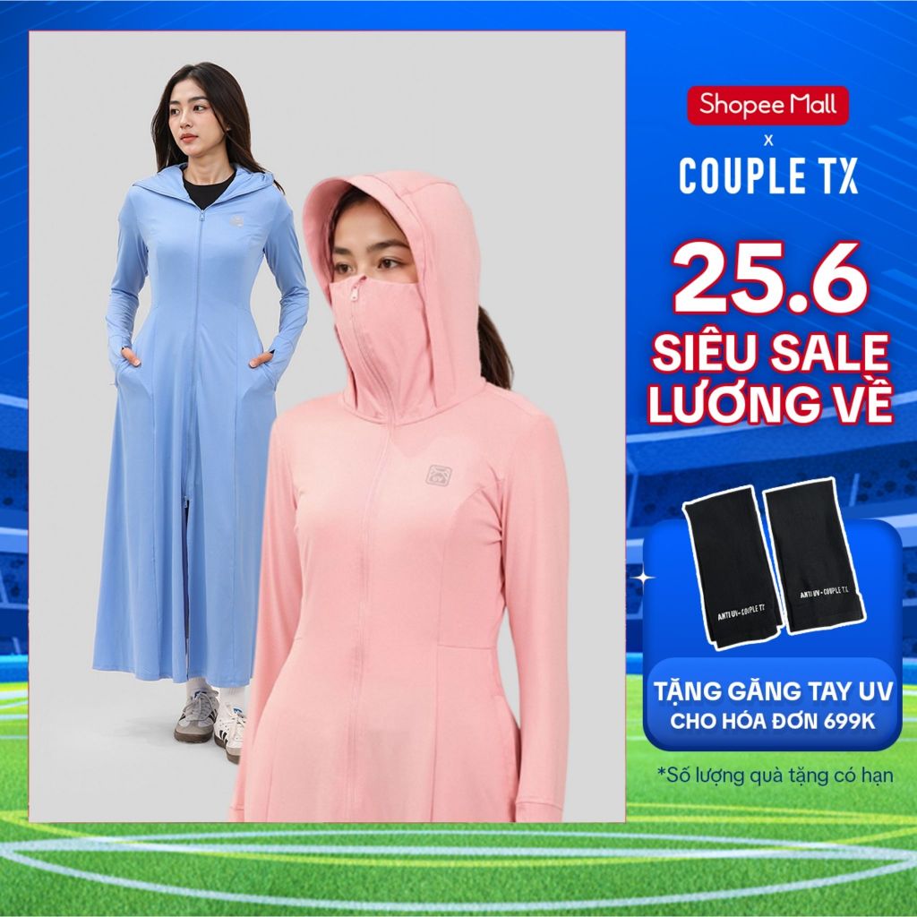 Áo Khoác Nữ Chống Nắng Couple TX Anti UV Dáng Dài WOK 2068