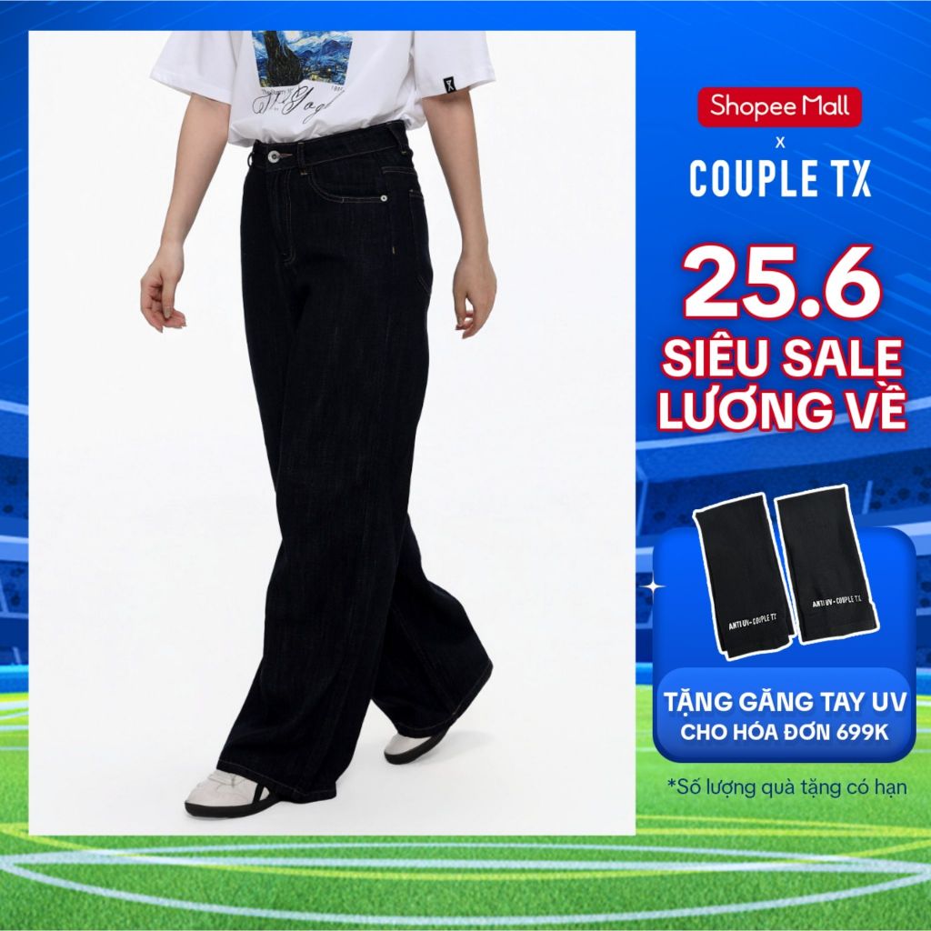 Quần Jean Ống Rộng Nữ Couple TX Relax Flared WJE 2030 - WJE 2031