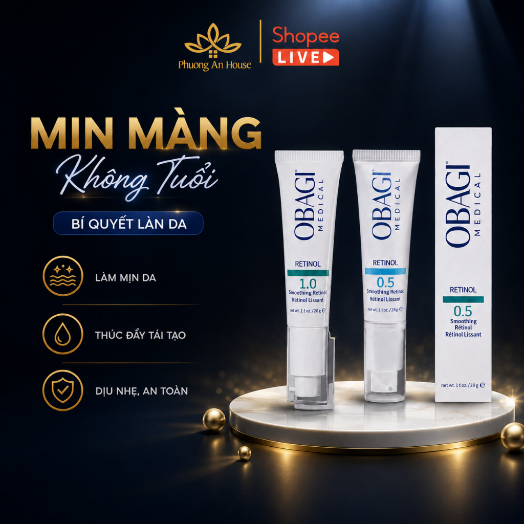 Kem Dưỡng Chống Lão Hoá Obagi Clinical Retinol 0.5 và 1.0 - Phương An House