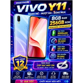 vivo Y11 RAM 8GB bộ nhớ 256GB, pin khỏe dùng lâu, full chức năng – giá cực tốt
