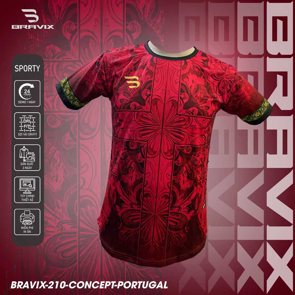 BRAVIX ÁO KHÔNG LOGO Số 7 Huyền Thoại – Bộ Quần Áo BónMè Caro Dri-FIT Cao Cấp, Thoáng Đá Thiết Kế Độc Quyền, Vải g Mát,