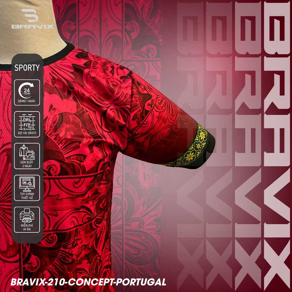 BRAVIX ÁO KHÔNG LOGO Số 7 Huyền Thoại – Bộ Quần Áo BónMè Caro Dri-FIT Cao Cấp, Thoáng Đá Thiết Kế Độc Quyền, Vải g Mát,