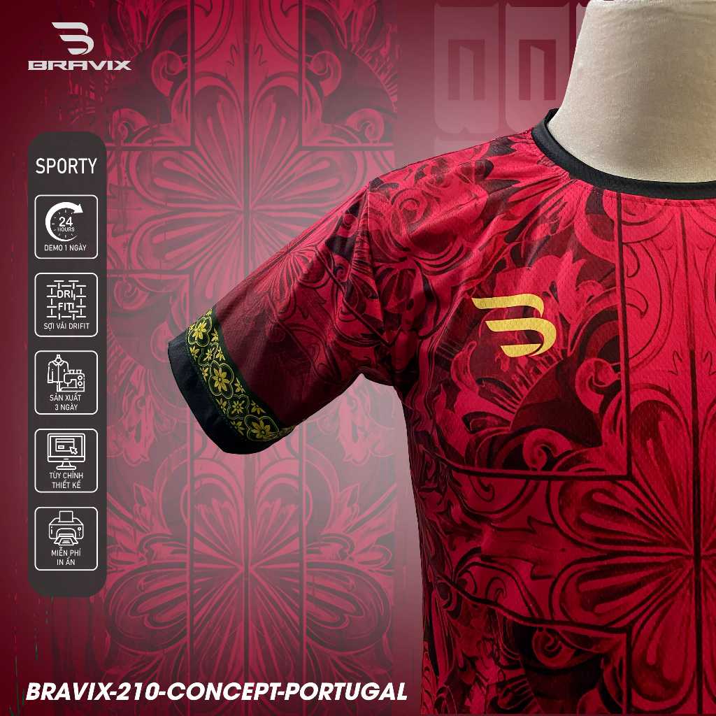 BRAVIX ÁO KHÔNG LOGO Số 7 Huyền Thoại – Bộ Quần Áo BónMè Caro Dri-FIT Cao Cấp, Thoáng Đá Thiết Kế Độc Quyền, Vải g Mát,