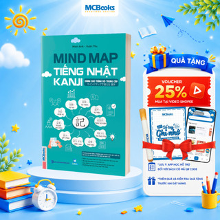 Sách - Mind Map Kanji Tiếng Nhật – Dành Cho Trình Độ Trung Cấp