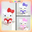 Mèo Hello Kitty Trang Trí Bánh Kem, Bánh Sinh Nhật Kích Thước 8cm DUHA 039
