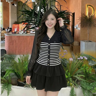 Áo Thun Nữ Dài Cổ Tym Tay Voan Chất Voan Form Suông Phồng Nhẹ | A76