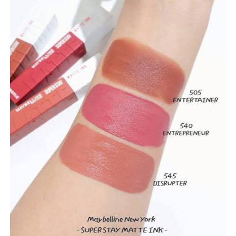 Son Kem Mịn Lì Lâu Trôi Đến 16h Maybelline Super Stay Matte Ink City Edition Lipstick