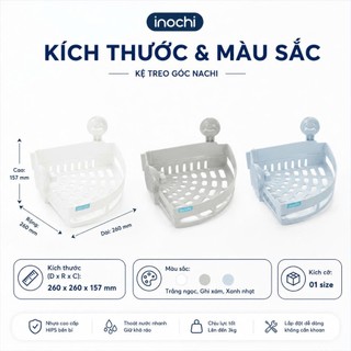 Kệ treo góc Inochi - Nachi