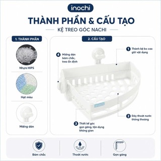 Kệ treo góc Inochi - Nachi