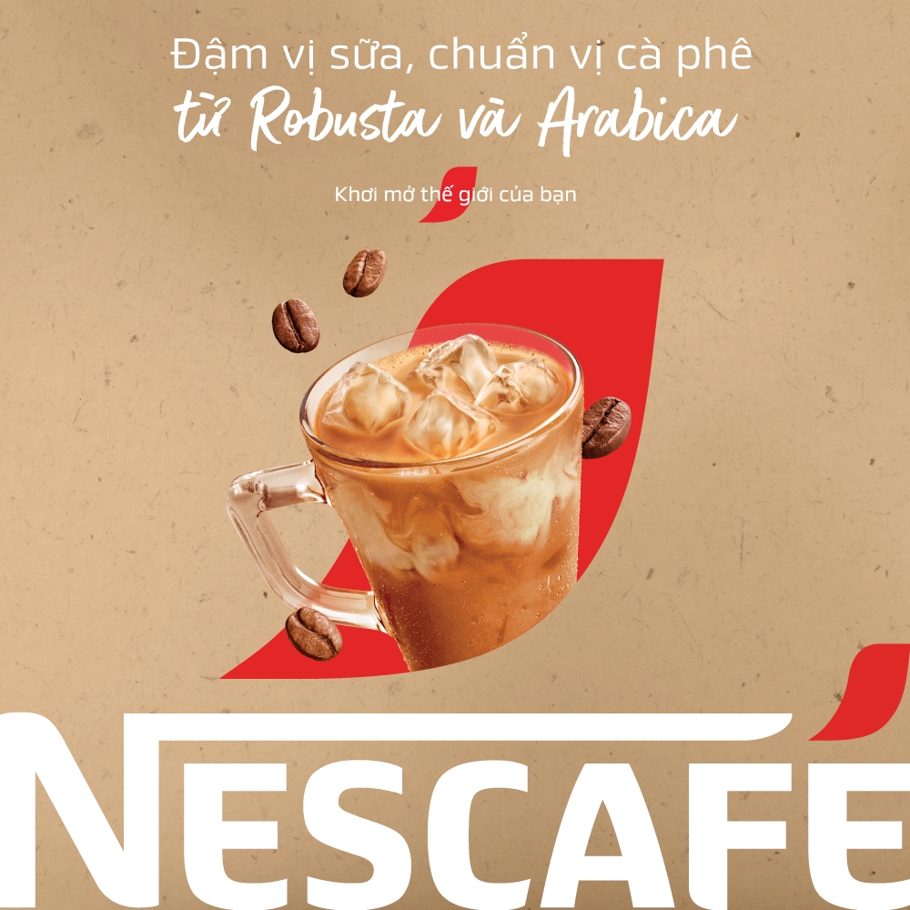 Combo 2 Hộp Cà phê hòa tan NESCAFÉ 3IN1 VỊ KEM SỮA 20 gói ĐẬM VỊ SỮA, CHUẨN CÀ PHÊ