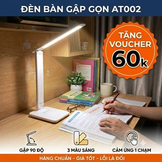[Tặng hộp Lego/Bút màu] Đèn Bàn Học Chống Cận Thị Thông Minh TOOL & HOME Đèn Làm Việc Cảm Ứng Có Tích Điện Sạc Không Dây