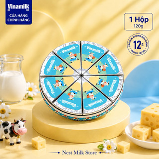 Phô Mai Thơm Mịn Vinamilk 120g - Vị Béo Ngậy Tự Nhiên - Thùng 36 Hộp