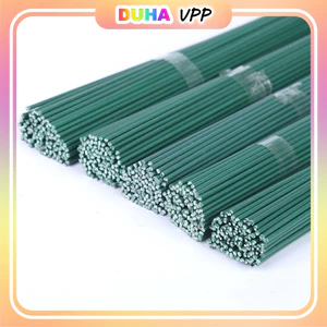 Set 100 Cành Kẽm Cành Bọc Nhựa Dài 40cm Làm Thân Hoa Diy, Phụ Liệu Hoa Handmade, Cành Dẻo Uốn Dễ Dàng DUHA 049