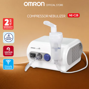 Máy Xông Khí Dung , Xông Mũi Họng Omron NE-C28 | Thương Hiệu Nhật Bản - Bảo Hành 24 Tháng