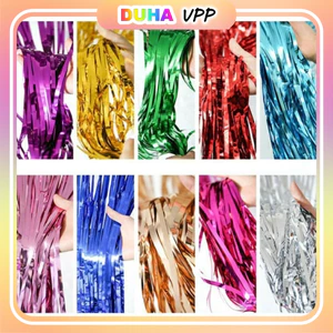 Set 5 Rèm Kim Tuyến Trang Trí Sinh Nhật, Sự Kiện (1m X 2m) DUHA 050