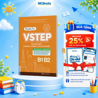 Sách - Ready for VSTEP – Vocabulary, Phrasal Verbs & Collocations B1 B2 - Tài liệu luyện thi hiệu quả