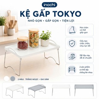 Kệ Gấp Tokyo: Nhựa PP, Inox, Gấp Gọn, Chịu Lực, Tiện Dụng, Thiết Kế Nhật Bản