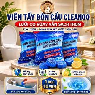 Combo 5 Túi Tẩy Bồn Cầu Diệt Khuẩn, Khử Mùi Hương Chanh, Làm Sạch Vết Ố Vàng, Viên Thả Bồn Cầu