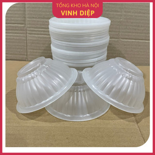 Sỉ 1000 ,500 chiếc Chén, Bát nhựa trong, nhựa đục chịu nhiệt dùng một lần đủ size Nhỏ, Vừa ,Lớn