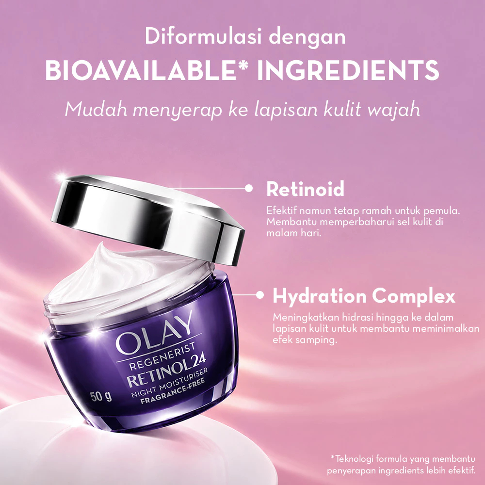 Olay Regenerist Retinol 24 Night Moisturizer Cream 48g/50g