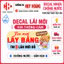 Decal Lái Mới Xin Thông Cảm Dán Ô Tô 30cm - Sticker Cảnh Báo Xe Mới Lái Chống Nước