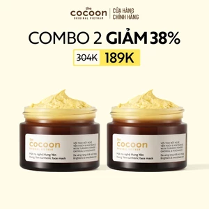Combo 2 Mặt Nạ Nghệ Hưng Yên Giúp Sáng Da Và Mờ Thâm Cocoon 30ml