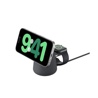 Đế sạc không dây 2 trong 1 Belkin BoostCharge Pro Magsafe 15W sạc nhanh không dây tùy chỉnh góc độ - không kèm sạc