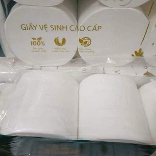 Giấy Vệ Sinh 12 Cuộn Tặng 1 Bịch Giấy Rút 400 Tờ Home Max, Giấy Cuộn Lớn Mềm Mịn Thấm Hút Tốt Gia Đình