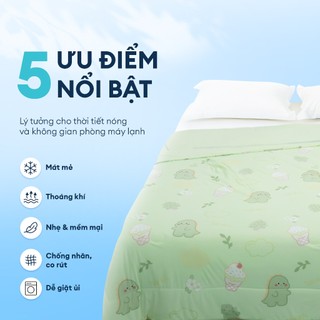 [CHĂN HÈ MÁT LẠNH] Mền lạnh I Cool Advance NIN House | 1m6x2m1 |Chăn Ice Silk Siêu Mát Nhiều Mẫu